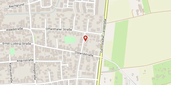 Karte der Umgebung von August-Bebel-Str. 4, 63329 Egelsbach