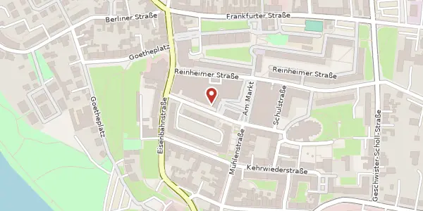 Karte der Umgebung von Rathausstr. 5, 15517 Fürstenwalde
