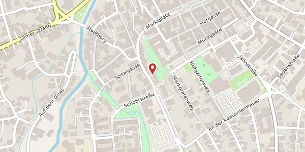 Karte der Umgebung von Ichenhauser Str. 11, 89312 Günzburg