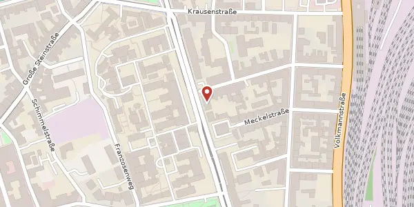 Karte der Umgebung von Magdeburger Str. 19, 06112 Halle (Saale)