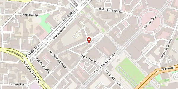 Karte der Umgebung von Theaterstraße 1, 34117 Kassel
