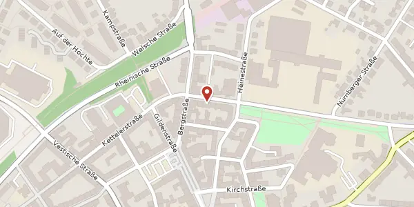 Karte der Umgebung von Westfälische Str. 2 b, 46117 Oberhausen