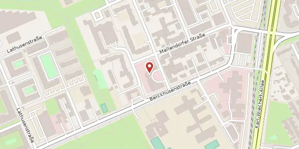 Karte der Umgebung von Fuhrberger Straße 5, 30625 Hannover
