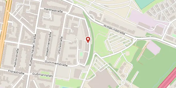 Karte der Umgebung von Gummertstr. 43, 45131 Essen