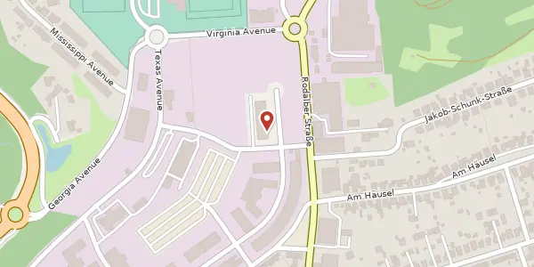 Karte der Umgebung von Delaware Avenue 23-25, 66953 Pirmasens
