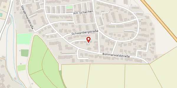 Karte der Umgebung von Böhmerwaldstr. 39 a, 97318 Kitzingen