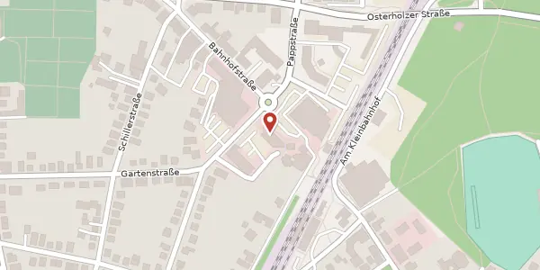 Karte der Umgebung von Bahnhofstraße 37, 27711 Osterholz-Scharmbeck