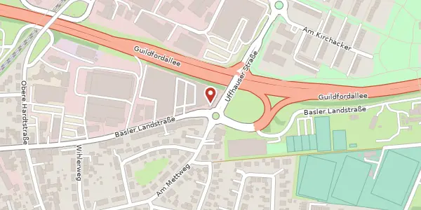 Karte der Umgebung von Basler Landstraße 8, 79111 Freiburg im Breisgau