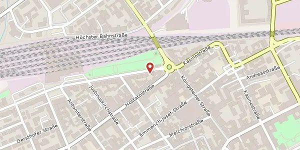 Karte der Umgebung von Dalbergstr. 1, 65929 Frankfurt