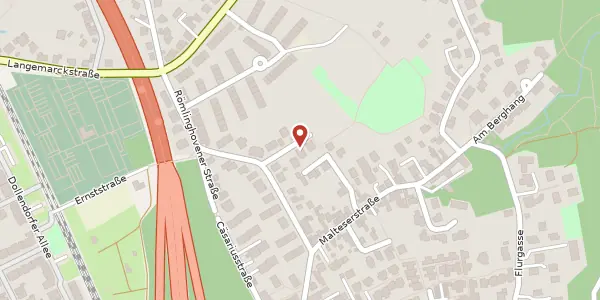 Karte der Umgebung von Römlinghovener Str. 37 a, 53227 Bonn