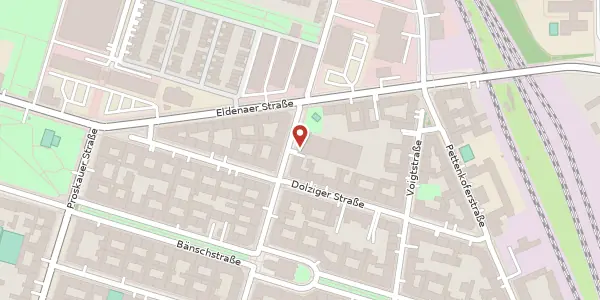 Karte der Umgebung von Samariterstraße 19-20, 10247 Berlin
