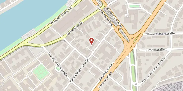 Karte der Umgebung von Paul-Ehrlich-Str. 18a, 60596 Frankfurt