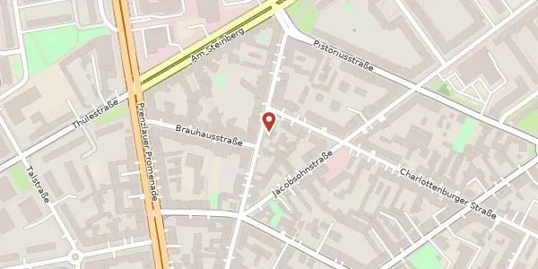 Karte der Umgebung von Heinersdorfer Straße 18, 13086 Berlin