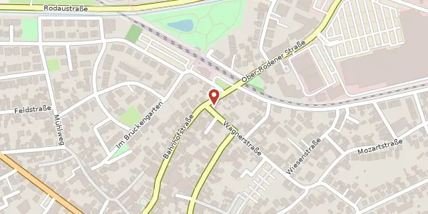 Karte der Umgebung von Bahnhofstr. 61, 63322 Rödermark