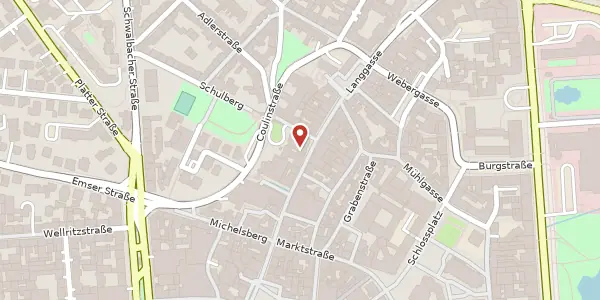 Karte der Umgebung von Langgasse 24, 65183 Wiesbaden