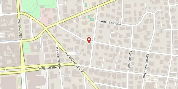 Karte der Umgebung von Gustav-Freytag-Str. 9, 65189 Wiesbaden