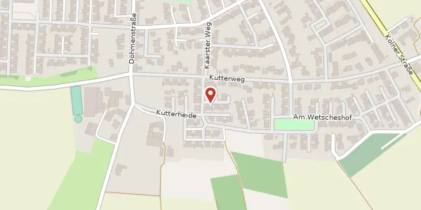 Karte der Umgebung von Kaarster Weg 30, 47807 Krefeld