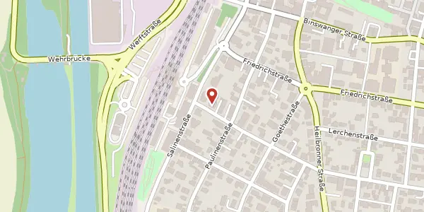 Karte der Umgebung von Wilhelmstraße 3, 74172 Neckarsulm