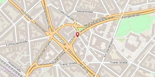 Karte der Umgebung von Neue Weyerstr. 9, 50676 Köln