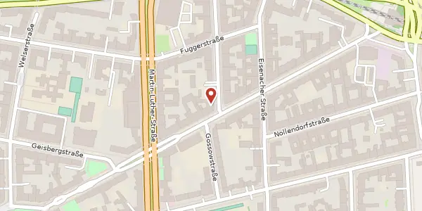 Karte der Umgebung von Kalckreuthstraße 10, 10777 Berlin