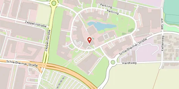 Karte der Umgebung von Parkring 28, 85748 Garching