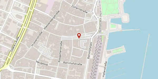Karte der Umgebung von Marktstätte 3-5, 78462 Konstanz