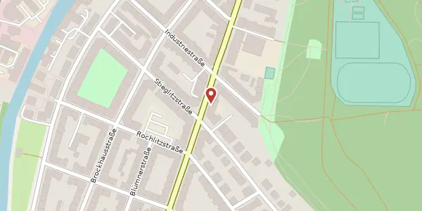Karte der Umgebung von Könneritzstraße 53, 04229 Leipzig