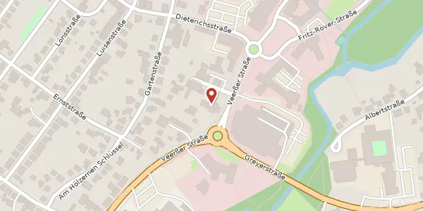 Karte der Umgebung von Veerßer Straße 64, 29525 Uelzen