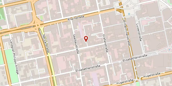 Karte der Umgebung von Adelungstr. 23, 64283 Darmstadt