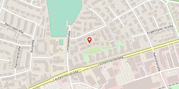 Karte der Umgebung von Unterhaidelbacher Weg 5, 90482 Nürnberg