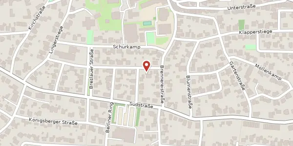 Karte der Umgebung von Stettiner Str. 16, 48455 Bad Bentheim