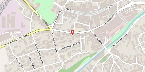 Karte der Umgebung von Leopoldstr. 14, 95615 Marktredwitz
