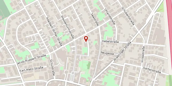 Karte der Umgebung von Hermann-Löns-Straße 2, 69214 Eppelheim