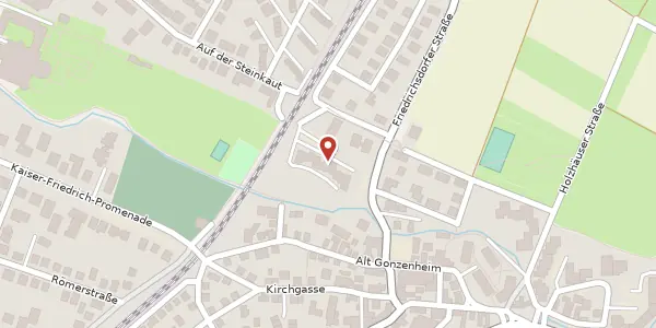 Karte der Umgebung von Friedrichsdorfer Str. 3, 61352 Bad Homburg