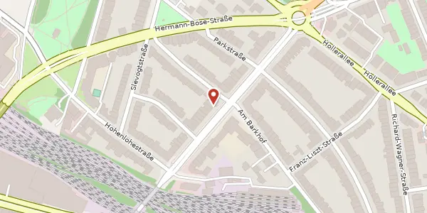 Karte der Umgebung von Parkallee 28, 28209 Bremen