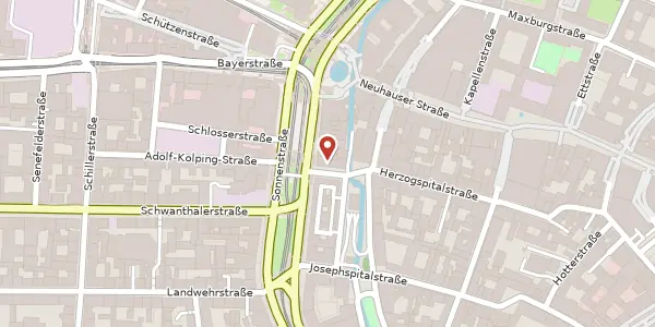 Karte der Umgebung von Sonnenstr. 9, 80331 München