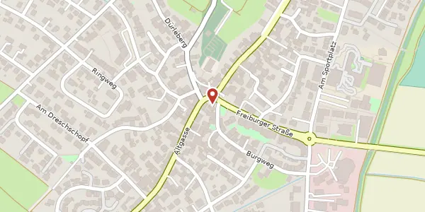 Karte der Umgebung von Burgweg 2, 79112 Freiburg im Breisgau