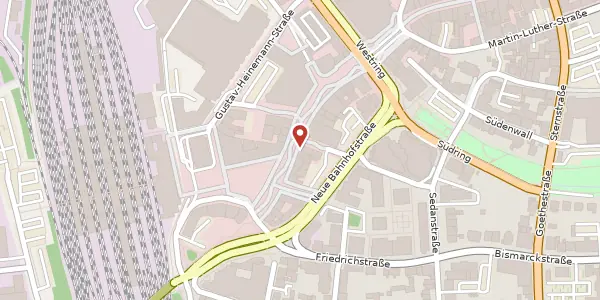 Karte der Umgebung von Bahnhofstr. 15-17, 59065 Hamm