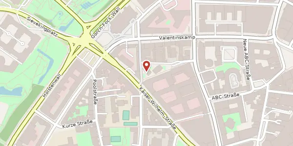 Karte der Umgebung von Bäckerbreitergang 12, 20355 Hamburg