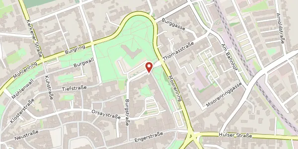 Karte der Umgebung von Thomasstr. 21, 47906 Kempen