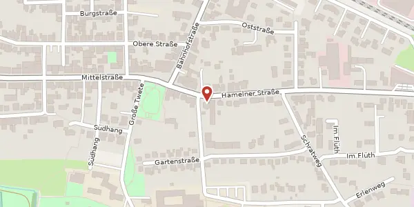 Karte der Umgebung von Hamelner Str. 10, 32683 Barntrup