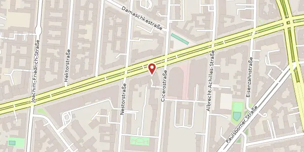 Karte der Umgebung von Kurfürstendamm 152, 10709 Berlin
