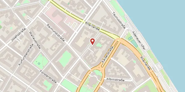 Karte der Umgebung von Adam-Karrillon-Str. 58, 55118 Mainz