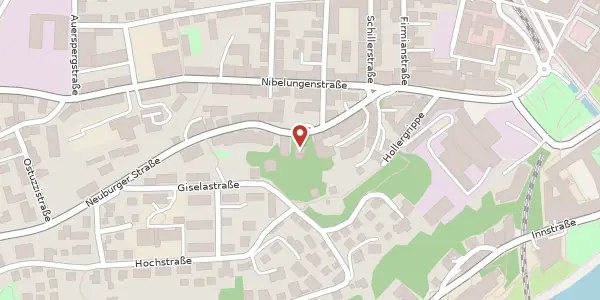 Karte der Umgebung von Neuburger Str. 27, 94032 Passau