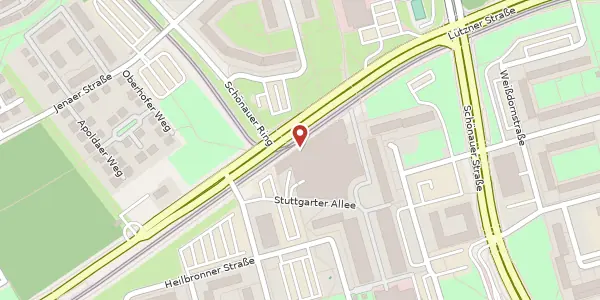 Karte der Umgebung von Lützner Straße 195, 04209 Leipzig