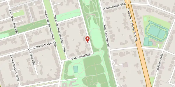 Karte der Umgebung von Porzeltstr. 3, 41063 Mönchengladbach