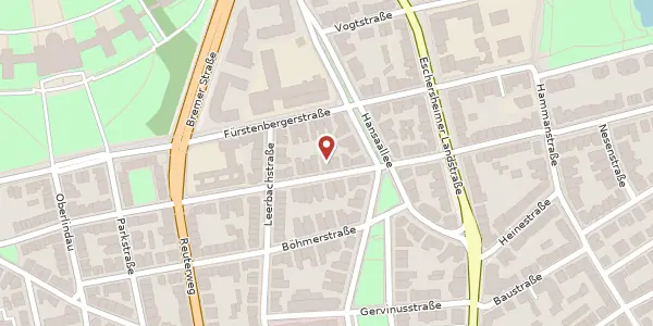 Karte der Umgebung von Wolfgangstr. 92, 60322 Frankfurt