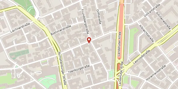 Karte der Umgebung von Volkartstr. 25, 80634 München