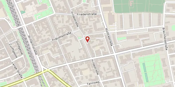 Karte der Umgebung von Hildastraße 61, 77654 Offenburg