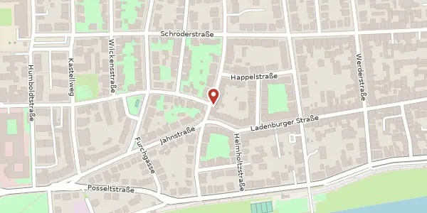 Karte der Umgebung von Quinckestraße 20, 69120 Heidelberg